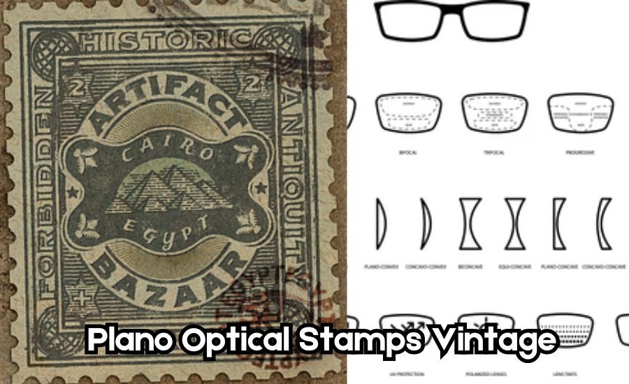 Plano Optical Stamps Vintage