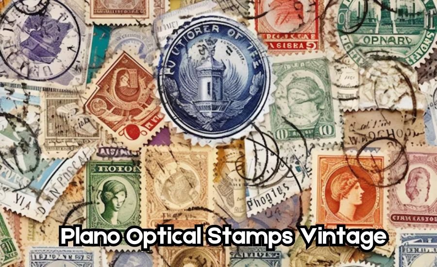 Plano Optical Stamps Vintage