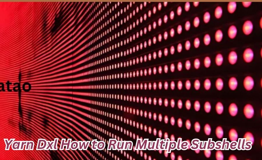 yarn dxl how to run multiple subshells