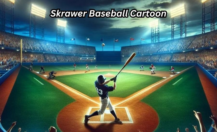 skrawer baseball cartoon